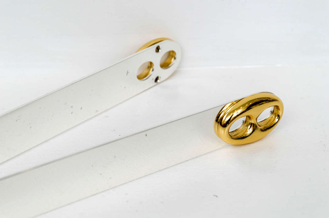 brass ice tongs